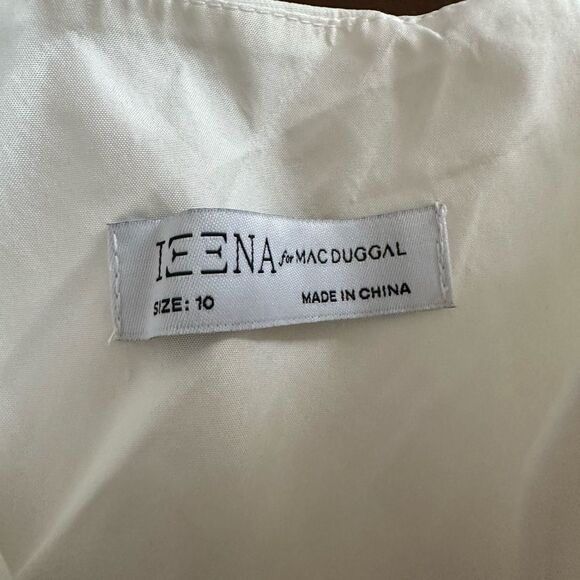 Mac Duggal | 48855 Classic A Line V Neck Ballgown NEW Size 10 Wedding Worthy! - Picture 11 of 11